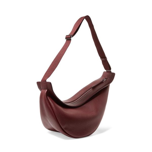 Half Moon Leather Chest Bag