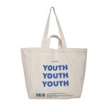 YOUTH Letters Print Shoulder Bag